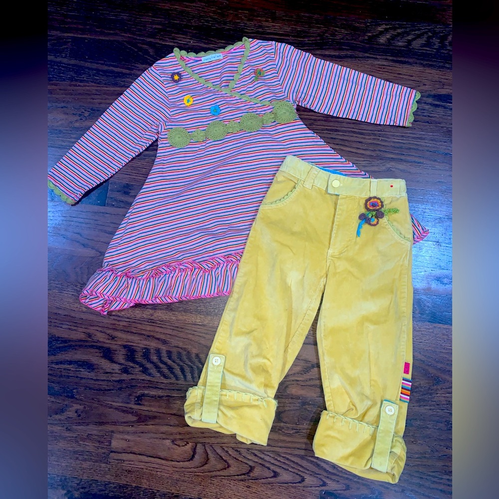 Chasing Fireflies & Shilav Dress & Pants Set size 5